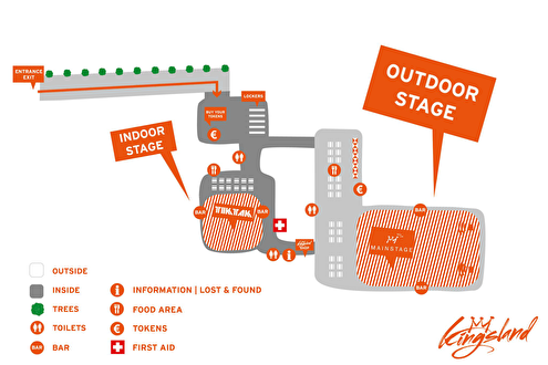 plattegrond Kingsland Festival