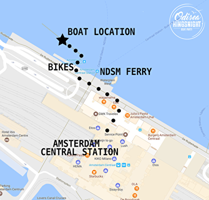 plattegrond Odisea Kingsnight Cruise