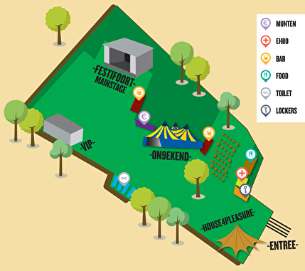 plattegrond Festifoort Festival