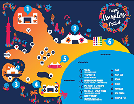 plattegrond Project Veerplas Festival