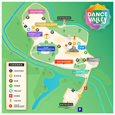 plattegrond Dance Valley