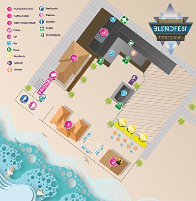 plattegrond Blendfest Festival