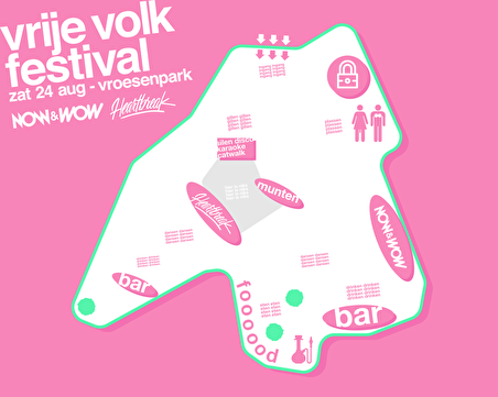 plattegrond Vrije Volk Festival