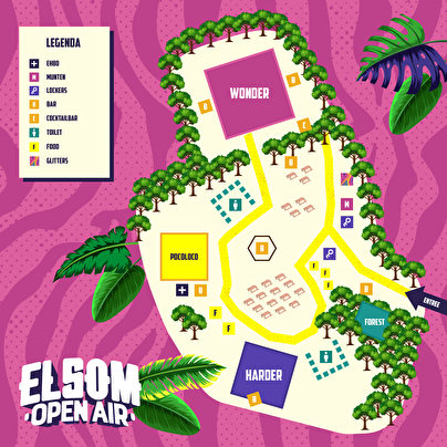 plattegrond Elsom Open Air