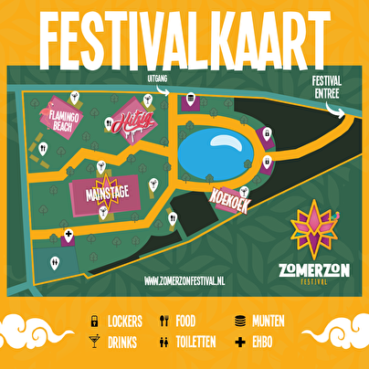 plattegrond ZomerZon Festival