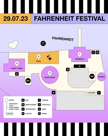 plattegrond Fahrenheit Festival