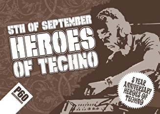 Heroes of techno viert  5 jarig jubileum met Jeff Mills
