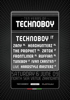 10 Years of Technoboy prijsvraag