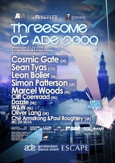 Blik met buitenlandse trancetoppers open op Threesome At ADE '09