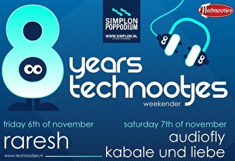 Technootjes viert achtste verjaardag op 6 en 7 november in Simplon