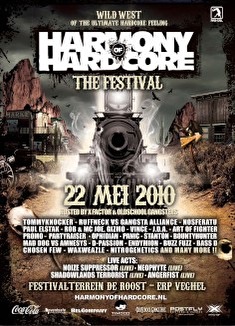 Line-up Harmony of Hardcore belooft Wild West taferelen