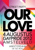 Feesten op Amstelveld tijdens Gaypride