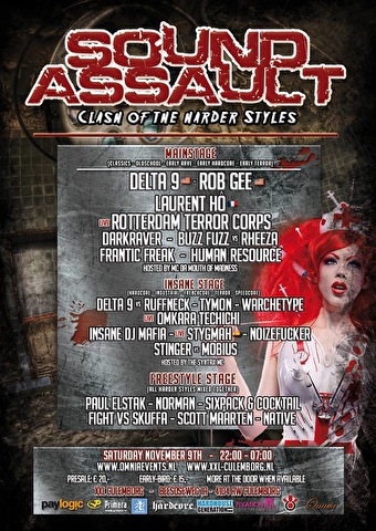 Timetable Sound Assault bekend