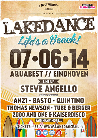 Lakedance 7 juni: Steve Angello & volledige line up