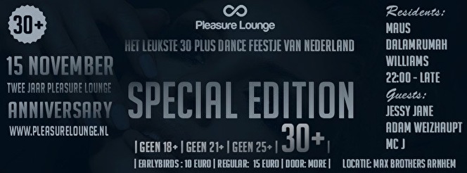 Pleasure Lounge · Dance party voor 30+