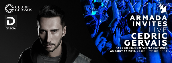 Cedric Gervais host livestream-event Armada Music tijdens zesde editie van 'Armada Invites'