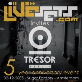 Livesets.com invites Tresor - 5 year anniversary party