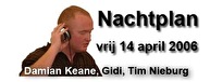 Nachtplan invites Damian keane