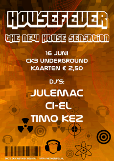4 party's in CKB Underground in juni