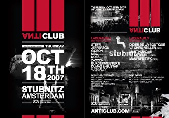 Anticlub start herfst clubtour op de Duitse Stubnitz boot