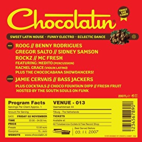Première Chocolatin in 013 met Roog, Benny, Gregor en Sidney