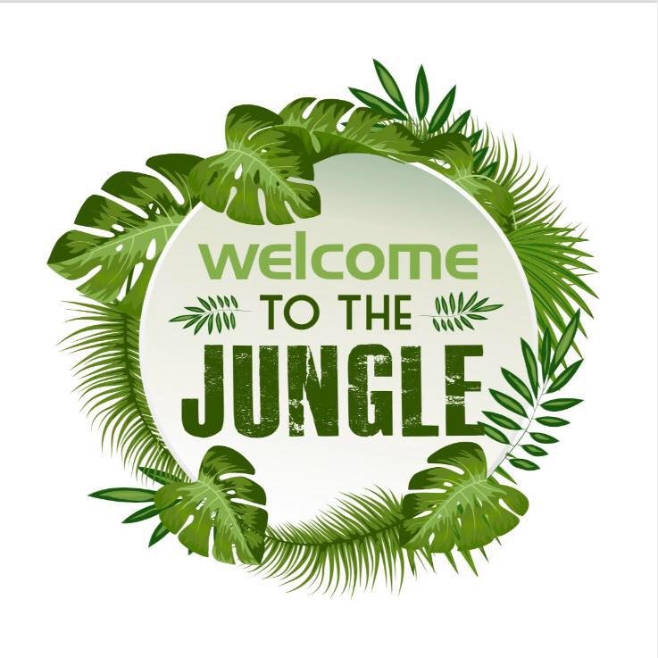 Ин джангл. Логотип в стиле джунгли. Надпись в стиле джунглей. Welcome to the Jungle. Велком ту Джангл.
