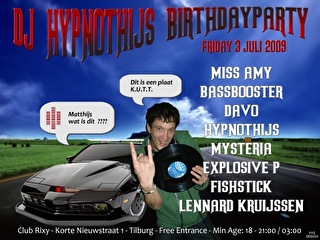 DJ Hypnothijs Birthdayparty