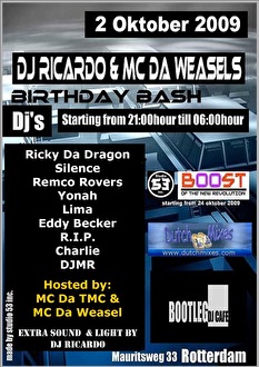 DJ Ricardo & MC Da Weasel's Birthday Bash