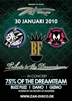 75% of the Dreamteam in concert