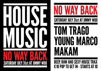 No Way Back - House Music