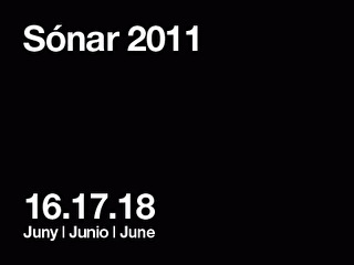 Sonar festival 2011