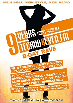 Techno4ever b-day rave