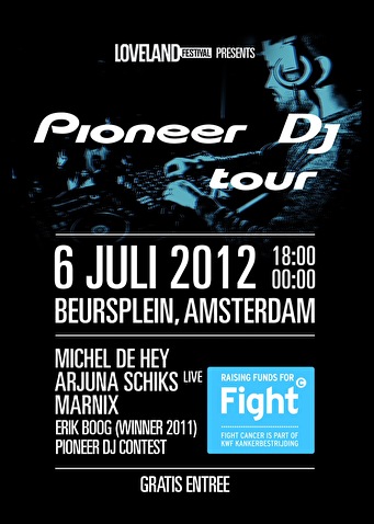 Pioneer DJ Tour for Fight cancer