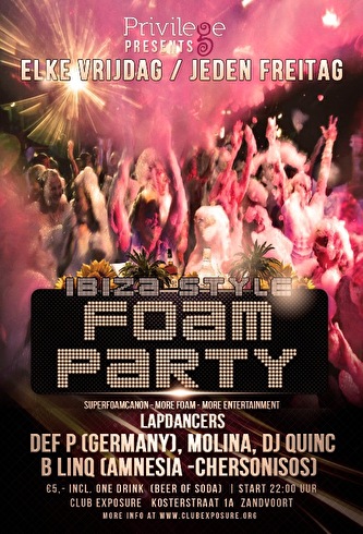 Ibiza Style Foam Party