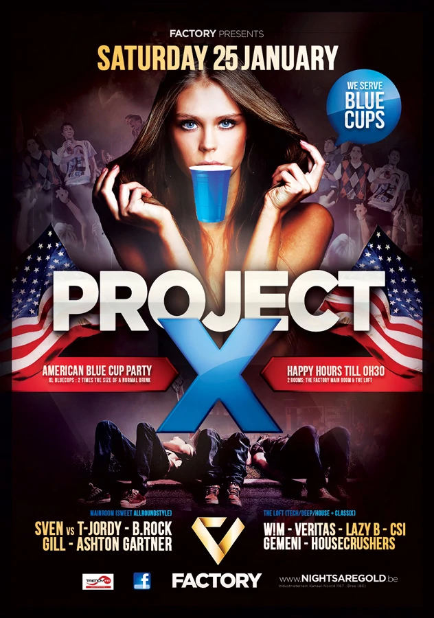 Project X The Blue Cup Edition Tickets Line Up Info