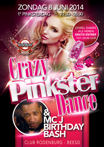 Crazy Pinkster Dance & MC J BirthdayBash