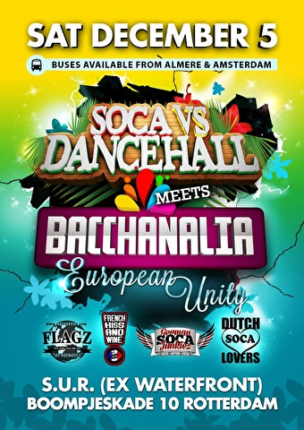 Soca vs Dancehall meets Bacchanalia