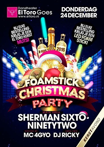 Foamstick Christmas Party