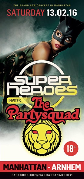Super Heroes invites The Partysquad