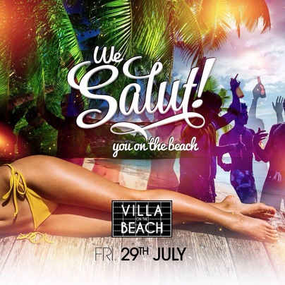 We Salut you on the beach