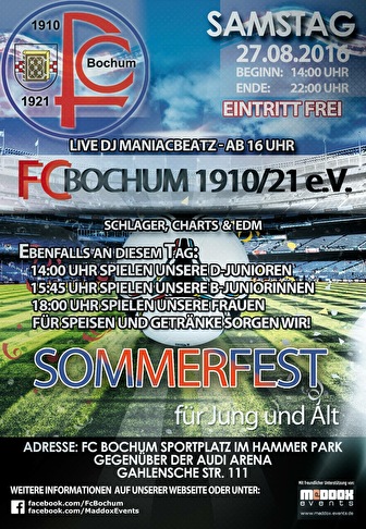 FC Bochum 1910/21 e.V. Sommerfest
