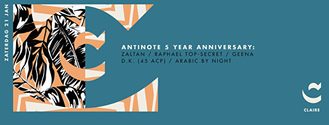 Antinote 5 Year Anniversary