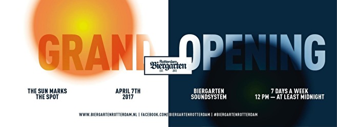 Biergarten Rotterdam Grand Opening 2017