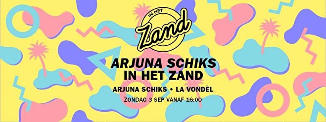 Arjuna Schiks in het zand