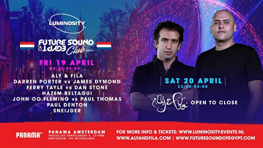 rit opleggen gewoon Future Sound of Egypt · Amsterdam · Aly & Fila Open to Close Set - Tickets,  line-up & info