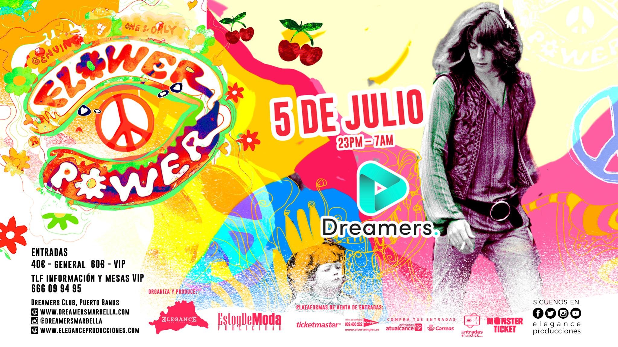 Flower Power × Dreamers Marbella - Tickets & info