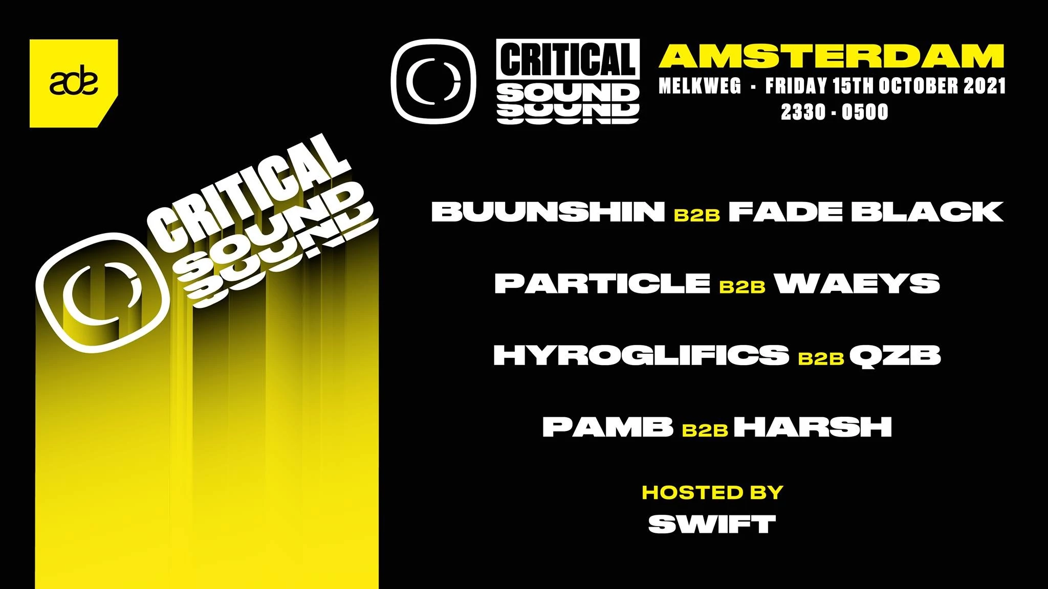 Critical Sound 2021 · Amsterdam - Tickets, line-up & info