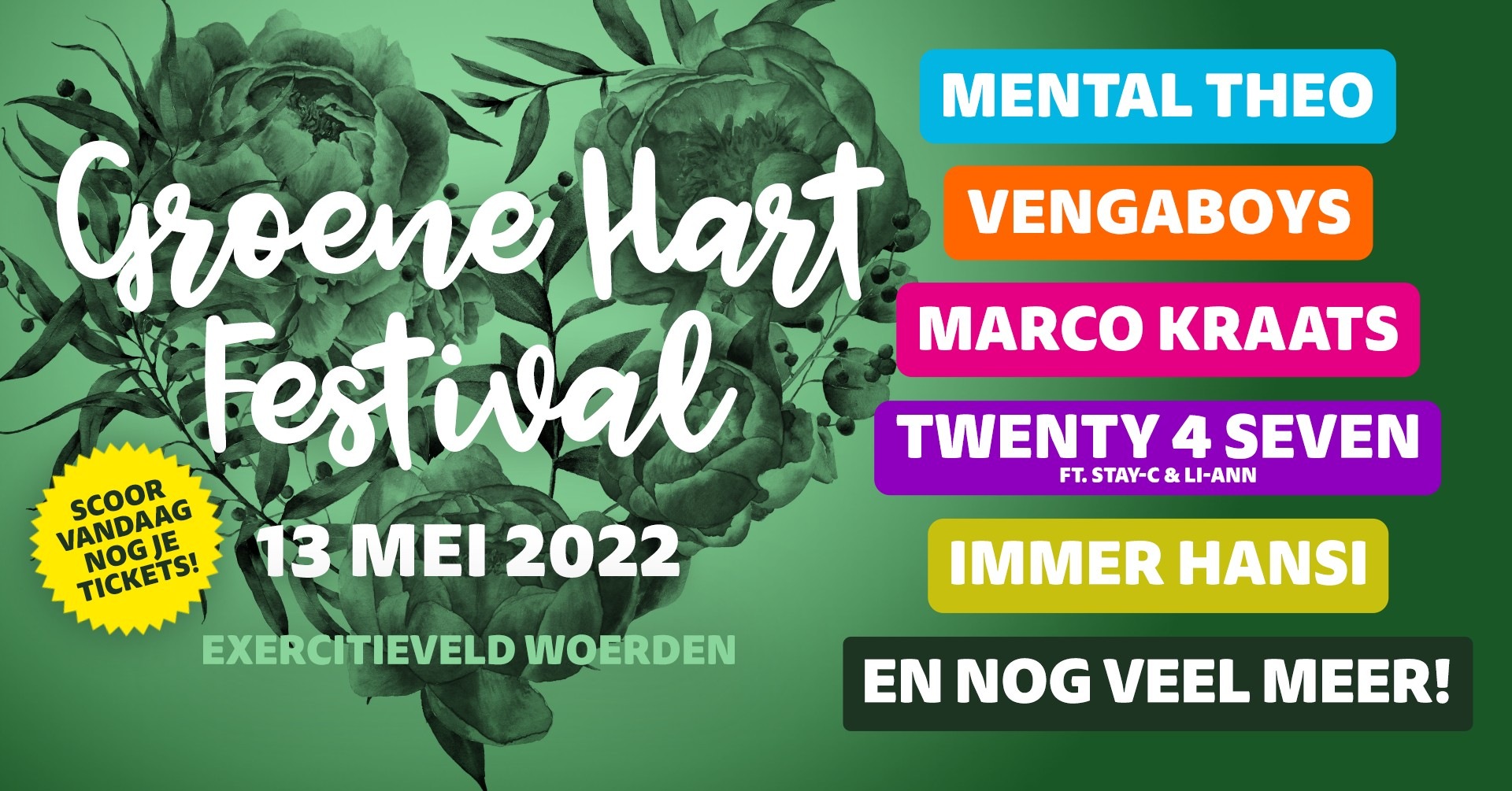 Elektrisch Christchurch nabootsen Groene Hart Festival 2022 - Tickets, line-up, timetable & info