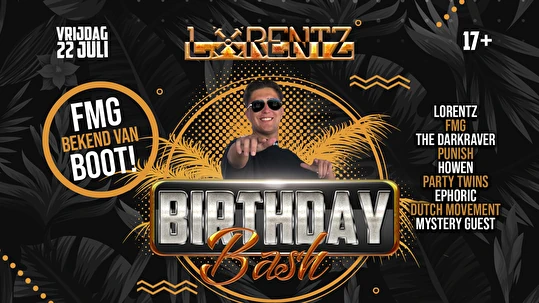 Lorentz Birthday Bash Tickets Line Up Info