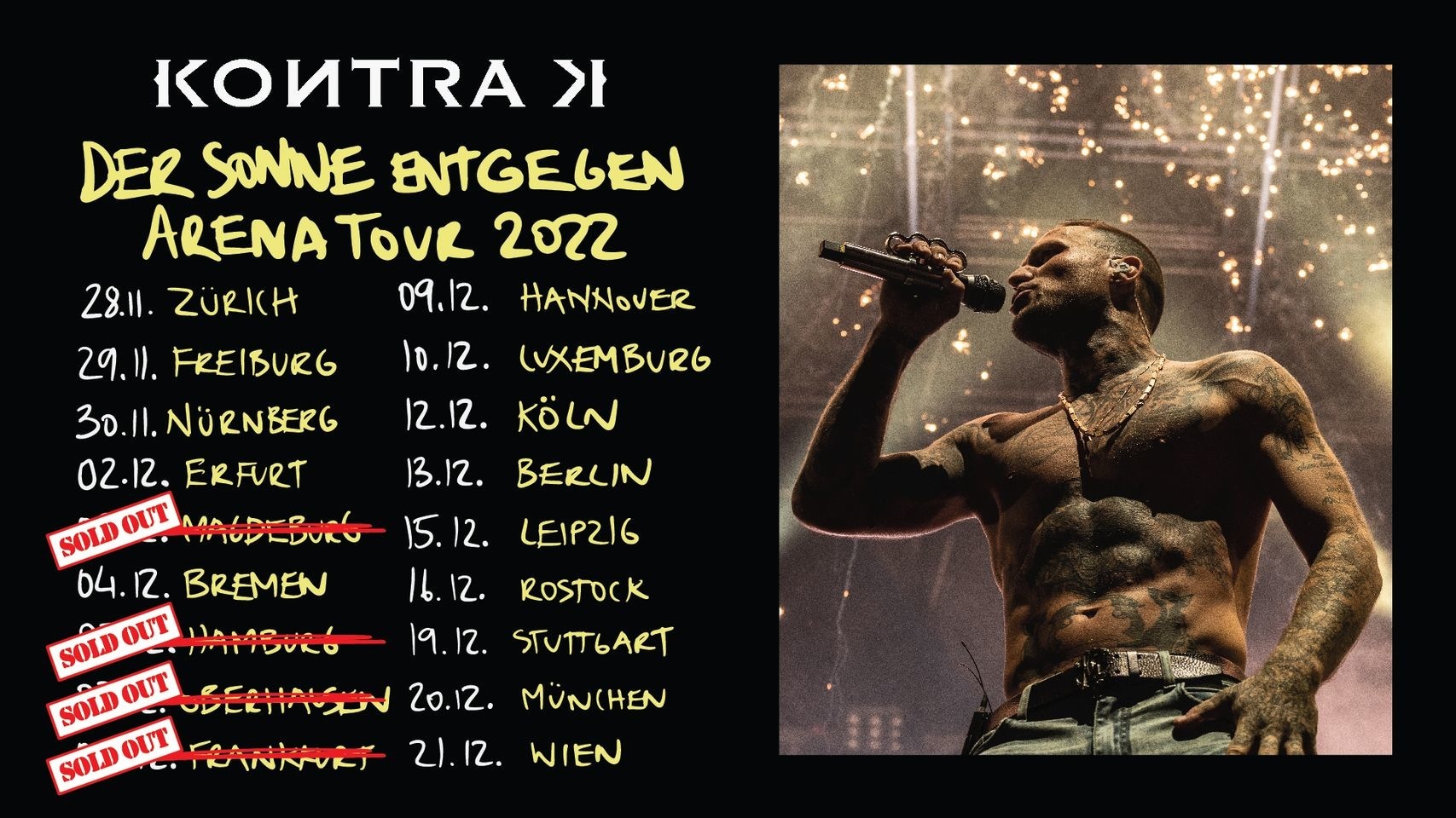 Kontra K 19.12.2022 Stehplatz outlets Karten (2 Stück)